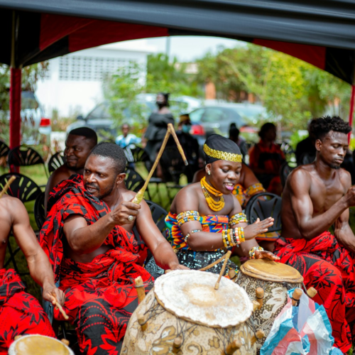 Traditional drummers, Ghana